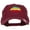 Wine, variant on Rasta Cali Bear Embroidered Unstructured Cap - Black OSFM