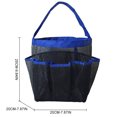 thumbnail image 4 of Shower Caddy Bag 8-pocket Mesh Caddy Bag Toiletry Storage Bag for Swim Beach, 4 of 5