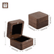 thumbnail image 2 of Caja De Madera Nogal Para Un Anillos De Boda O Compromiso CAFE NEGRO, 2 of 5