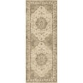 thumbnail image 2 of WIPONKEN 2x6 Runner Rugs for Living Room Bedroom Dining Room Office Farmhouse, Machine Washable Non Slip Vintage Persia Rug Brown, 2 of 7