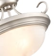 thumbnail image 2 of Millennium Lighting  Metal 2 Light Semi-Flush Ceiling Mount in Multiple Finishes Satin Nickel Satin Nickel, 2 of 4