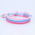 thumbnail image 4 of HOOUN 4Pcs Handmade Woven Friendship Multicolor Bracelets Adjustable Wholesale-7-4PCS, 4 of 9