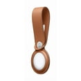 thumbnail image 2 of Apple AirTag Leather Loop - Saddle Brown, 2 of 4