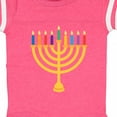 thumbnail image 4 of Inktastic Hanukkah Menorah Candles Boys or Girls Baby Bodysuit, 4 of 5