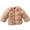 Khaki, variant on CPNG Toddler Girls Winter Fuzzy Fleece Solid Color Coat Kids Faux Fur Fashion Furry Fluffy Short Style Jacket Baby Long Sleeve Thick Plush Warm Outwear Coat