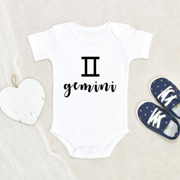 Astronomy Baby Onesie Zodiac Baby Onesie Gemini Zodiac Sign Baby Onesie Baby Shower Gift For Niece/Nephew