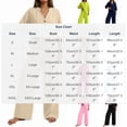 thumbnail image 4 of Akmaiox Two Piece Sets for Women Short Sleeve Half Button Pullover Shirts Elastic Waist Wide Leg Pants Linen Sets Breathable Comfy Summer Vacation Loose Lounge Sets S-3XL, 4 of 8