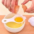 thumbnail image 1 of Agiferg Egg Separator Sifting Kitchen Gadget Plastic Filter Sieve Divider Holder, 1 of 7