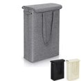 thumbnail image 1 of Narrow laundry basket with lid foldable narrow narrow storage basket, 1 of 4
