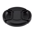thumbnail image 4 of 2 Pcs Black Center Pinch Design Front Lens Cap Cover 62mm & 77 mm, 4 of 7