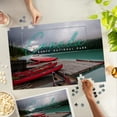 thumbnail image 2 of Lantern Press 1000 Piece Jigsaw Puzzle, Banff National Park, Canada, Lake Louise and Boats, Photography, 2 of 5
