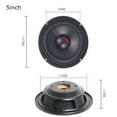 thumbnail image 2 of CIYISON 2 Pcs 4/ 5/6.5 Inch Woofer Audio Bass Speaker Passive Radiator Booster Bass Vibration Adjust the Overall Tone Props, 2 of 14
