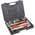 thumbnail image 2 of 7 Pcs Auto Body Repair Tool Kit, Craft Panel Beating Hammer and Dolly Set Hammer Dent Body Tool Carbon Steel Dolly and Hammer Dent Body Fender Tool Set, 2 of 7