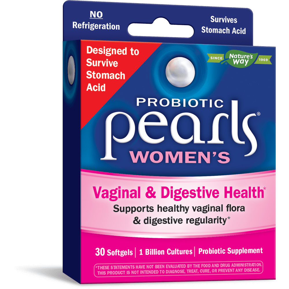 Probiotic Pearls Womens For Vaginal And Digestive Health 30 Softgels 1795