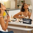 thumbnail image 7 of Unique Bargains Clear Letter Makeup Bags Transparent Toiletry Bag Waterproof Cosmetic Bags for Travel Black Medium, 7 of 7