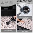 thumbnail image 5 of XYZCANDO Ghost Pink Bow Printed Trunk Mat 29" x 39", All-Weather Durable Cargo Liner with Non-Slip Backing, Easy-Clean Stitched Edge Protector for SUVs, Sedans and Trucks, 5 of 7
