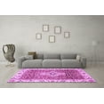 thumbnail image 3 of Ahgly Company Indoor Rectangle Abstract Purple Modern Area Rugs, 8' x 10', 3 of 4