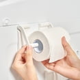 thumbnail image 4 of Brand New Towel Holder Bath Accessories Free Punching Hanging Arm Paper Roll Storage Rack Toilet Paper Storage, 4 of 7