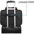 thumbnail image 5 of Water Repellent Laptop Bag 15.6 Inch Briefcase with RFID  and Adjustable Shoulder Strap - Black/Blue, 5 of 6