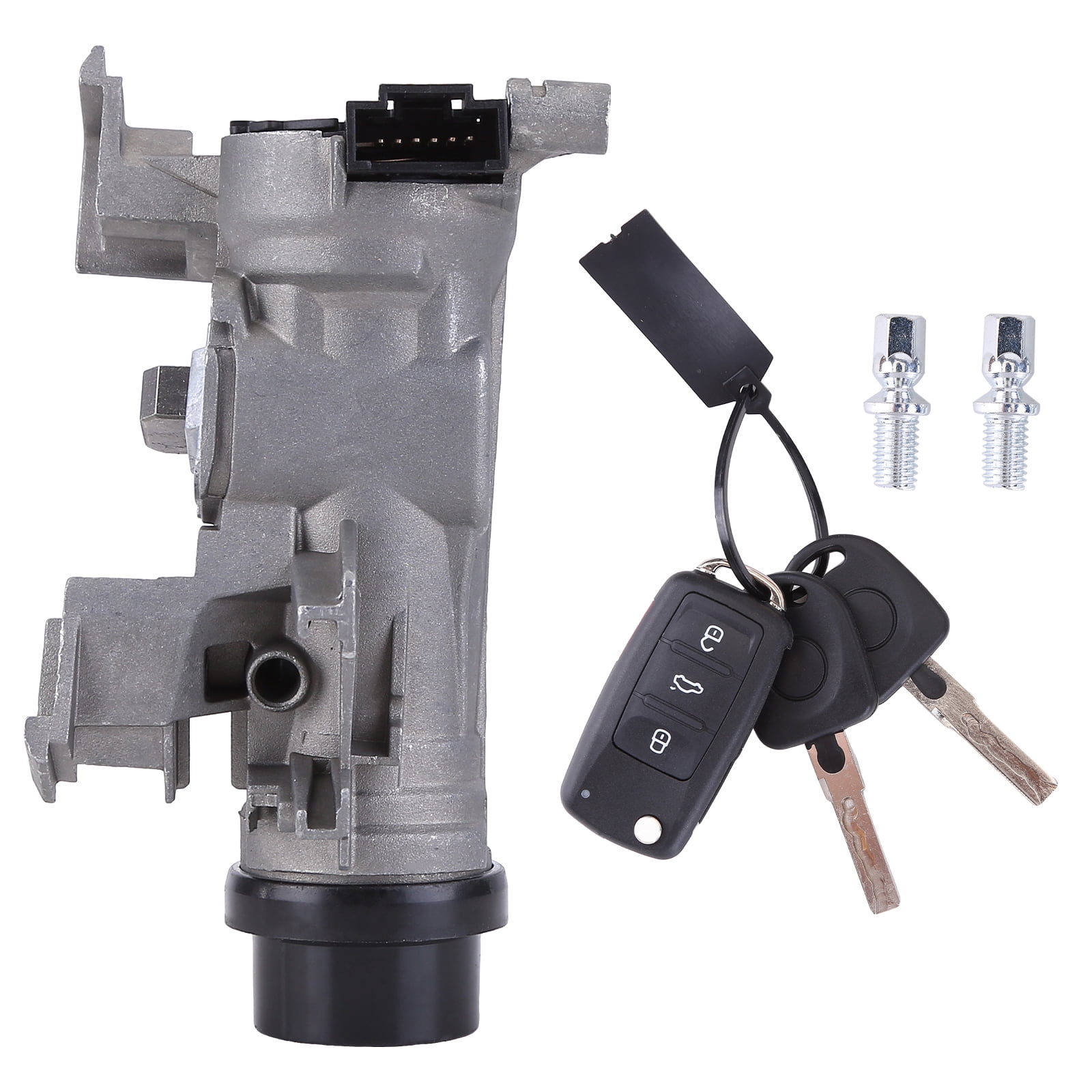iSpchen Ignition Switch Lock Assembly for Volkswagen Jetta 2006-2018, EOS 2007-2011, Golf 2004-2011, Rabbit 2006-2009, Tiguan 2008-2011 Replaces 1K0905851B