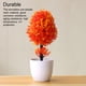thumbnail image 3 of Wosthever Maceta de árbol de simulación de bonsái para plantas artificiales, maceta decorativa para el hogar, la Oficina, la boda Decoración Rojo, 3 of 6