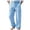 L5-Light Blue, variant on Lightweight Linen Jogger Pants for Men Elastic Waist Drawstring Wide Leg Pants with Pockets Cotton Linen Long Pants Loose Fit Summer Beach Casual Lounge Wear,Gray 3XL