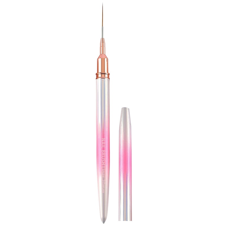 UIJKMN 12 Colors Ultra Thin Curve Manicure Marker, Gel Nail Art Fine Point  Pens for Painting Nails (12 Colors)