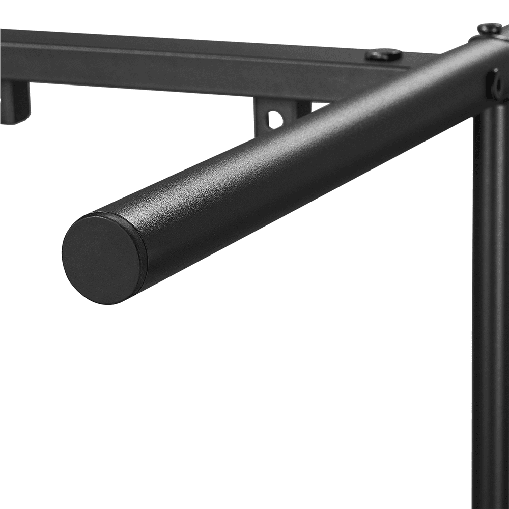 Renwick Modern Scroll Metal Platform Twin Bed for Adult, Black