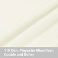 thumbnail image 5 of Unique Bargains 4-Pack Solid Microfiber Pillowcases Beige Queen(20"x30"), 5 of 8