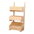 thumbnail image 1 of Estante de suelo para balcón, decoración, dispensador de latas multiusos resistente al desgaste, práctico. Color de la madera, 1 of 9