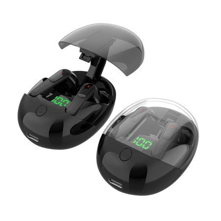 JOGZMZ Wireless Bluetooth Headphones 5.3 in Button Pops Up Design Headphones Built-in Microphone IPX4 Immersive Premium Sound Headset Suitable for Tablet Smart Phone