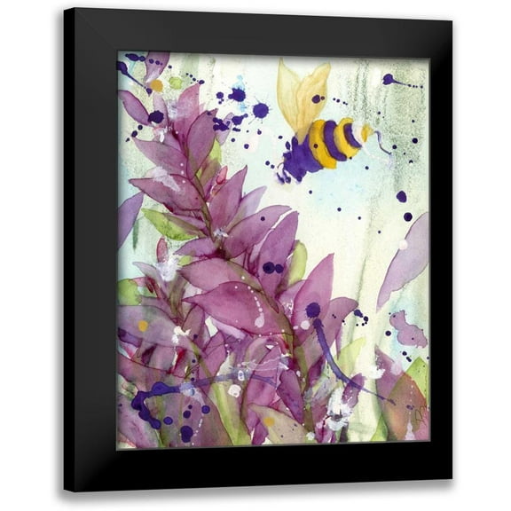 Derman, Dawn 12x14 Black Modern Framed Museum Art Print Titled - Pollinator