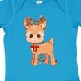 thumbnail image 4 of Inktastic Cute Christmas Reindeer with Christmas Lights Boys or Girls Baby Bodysuit, 4 of 5
