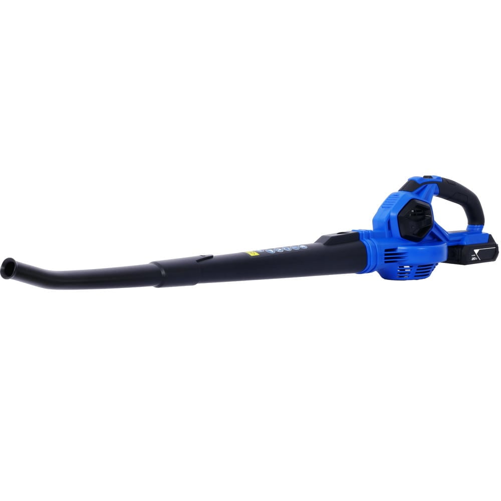Topcobe 20V Battery Powered Leaf Blowers for Lawn Care, Patio, Blowing Leaves and Snow, Electric Leaf Blower Cordless with Battery and Charger - 2 Speed Mode
