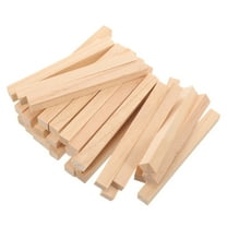 FELTECHELECTR 30Pcs Small Wood Sticks for Crafting Wooden Rod Handicraft Lovers Artistic Decoration 3.93X0.39X0.39in