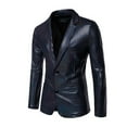 thumbnail image 3 of Men's Shiny Suits Disco Sequin Blazer and Pants 2 Piece Sets for Party Prom Slim Fit Single Breasted Tuxedo Blazer Sets, 3 of 8