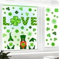 thumbnail image 6 of DAMAI St. Patrick's Day Window Clings Decorations - Green Shamrock Gnome Window Clings Stickers for Saint Patrick's Day Decoration Birthday Party Supplies, 6 of 7
