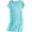 Blue Butterfly, variant on FOREEMME Womens Nightgowns Cotton Sleep Shirts Cartoon Printed Sleepwear Short Sleeves Night Gown Dress Casual Pajamas XL Cloud Moon