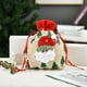 thumbnail image 2 of Bolsa de Regalo de Navidad de Papá Noel, Bolsas de Regalo de Navidad, Bolsas de Lino para Dulces Navideños, Bolsas de Mano, Bolsas de Regalo de Papá Noel, 2 of 3