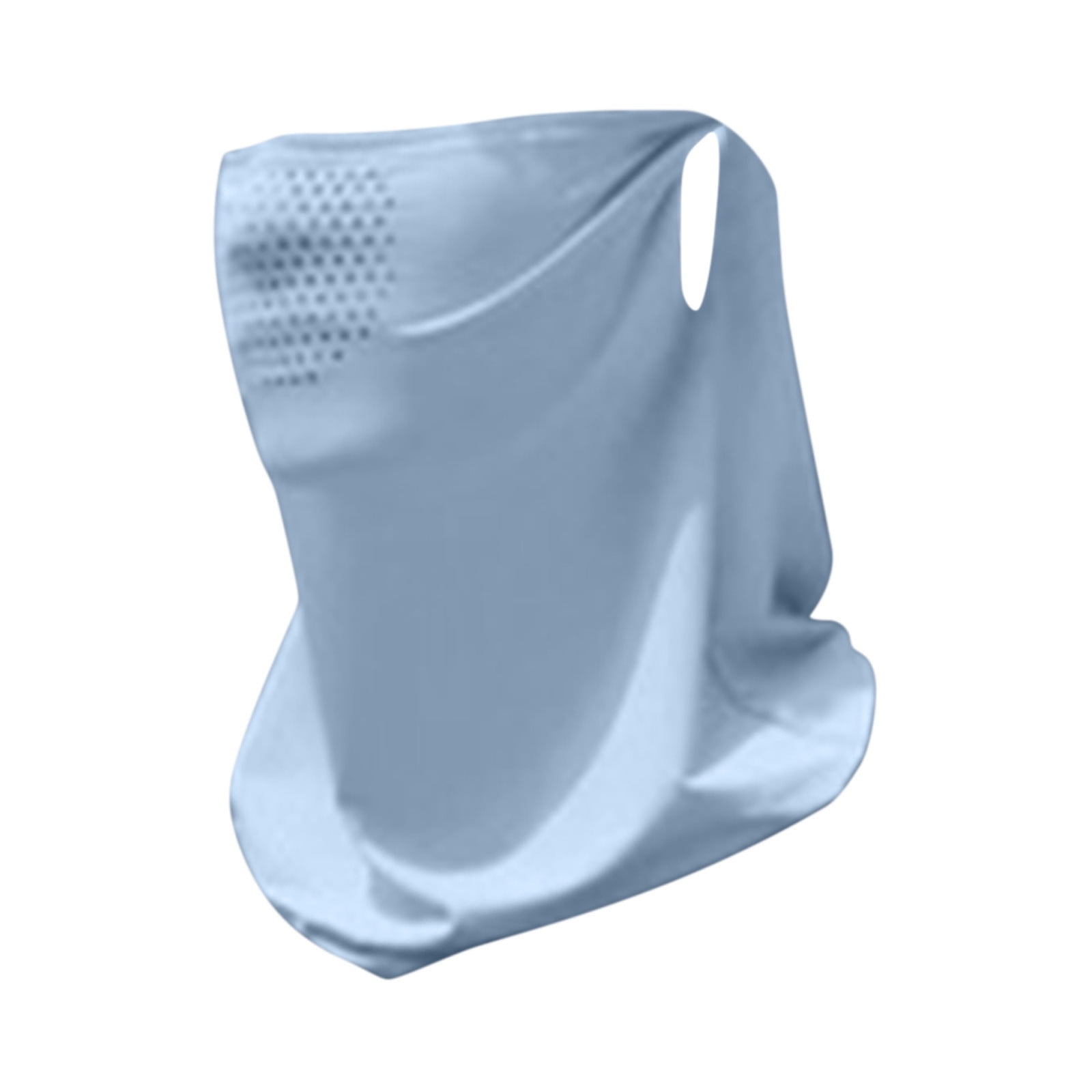 Kyusrd Sunscreen Mask Neck Protector Outdoor Cycling Face Towel Fishing Headscarf Ice Silk Scarf Full Face Covering Ear Hanging