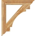 thumbnail image 3 of Ekena Millwork 6"W x 44"D x 48"H Merced Traditional Rough Sawn Bracket, Western Red Cedar, 3 of 4