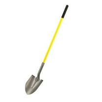 Closed Back Shovel - Round Point With 48" Fiberglass Handle