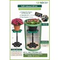 thumbnail image 2 of Kit elevador ajustable para inserto de maceta, altura de 28 a 46 cm, base de 25 cm, 2 of 5