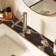 thumbnail image 2 of Yayeee Faucet Mat for Kitchen Sink 14.7" Diatomite Long Splash Guard Pad, Skeleton Stripes, 2 of 7