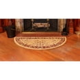 thumbnail image 3 of Achla Designs Minuteman International Oriental Half Round Hearth Rug, 56 Inch Long, Beige - 2' x 6' Runner, 3 of 5
