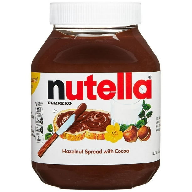 Nutella, Hazelnut Spread with Cocoa 33.5 Ounce Jar (2.093 Lb, 950g