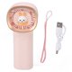 thumbnail image 1 of Ventilador de mano con carga USB, miniventilador ajustable de 3 velocidades, portátil para viajes y oficina, 1 of 8
