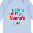 thumbnail image 3 of Inktastic Christmas I Light Up Nonna's Life Boys or Girls Long Sleeve Baby Bodysuit, 3 of 4
