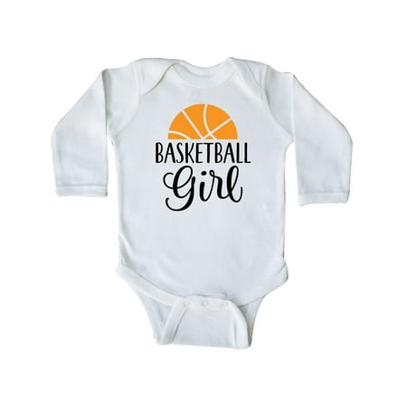 

Inktastic Basketball Girl Sports Gift Gift Baby Girl Long Sleeve Bodysuit