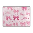 thumbnail image 2 of BZSMCE Vintage Area Rugs Pink Bowknot Pattern Creative Area For Home, 2 of 7